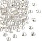 Preciosa® MAXIMA Crystal No Hotfix Flatback Stones, Czech Crystal, Dura Foiling, Round(438 11 615 Chaton Rose), 00030 242 Argent Flare, SS12(3~3.2mm)