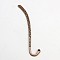 Tibetan Style Bookmarks, Zinc Alloy, Red Copper, Cadmium Free & Lead Free & Nickel Free, 84x14x1.5mm, Hole: 1.6mm