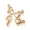 Ion Plating(IP) 304 Stainless Steel Lobster Claw Clasps, Parrot Trigger Clasps, Golden, 19x12x5mm, Hole: 2.5mm