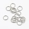 Tarnish Resistant 304 Stainless Steel Jump Rings, Stainless Steel Color, 20 Gauge, 6x0.8mm, Inner Diameter: 4.4mm, Hole: 5mm, about 2500pcs/bag