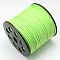 Faux Suede Cord, Faux Suede Lace, Lawn Green, 2.7x1.4mm, about 98.42 yards(90m)/roll