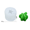DIY Plant Shape Candle Silicone Molds, for 3D Scented Candle Making, White, 3.3x2.8cm