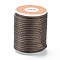Polyester Braided Cords, for Jewelry Making Beading Crafting, Coffee, 1.5mm, about 4.37 yards(4m)/roll