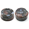 Natural Labradorite Display Base Stand Holder for Crystal, Crystal Sphere Stand, 2.7x1.2~1.4cm