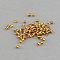 Grade A Glass Seed Beads, Hexagon(Two Cut), Silver Lined, Saddle Brown, 2x1.5~2mm, Hole: 0.5mm, about 21000pcs/bag