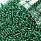 TOHO Round Seed Beads, Japanese Seed Beads, (24B) Silver Lined Dark Peridot, 11/0, 2.2mm, Hole: 0.8mm, about 50000pcs/pound