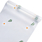 GORGECRAFT Clear Small Daisy Shelf Drawer Liners 30x300cm Kitchen Cabinet Liner Waterproof Fridge Mats Non Adhesive Non-slip Oil-proof Wipeable Cupboard Protector Refrigerator Mat for Dresser Bathroom