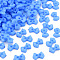 2-Hole Plastic Buttons, Bowknot, Cornflower Blue, 6x9x2mm, Hole: 1.5mm