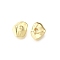 Brass Beads, Nuggets, Lead Free & Cadmium Free, Rack Plating, Lasting Plated, Real 18K Gold Plated, 7.5x7x3.5mm, Hole: 1.4mm