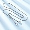 Round Brass Slider Lariat Necklaces for Women, Cadmium Free & Lead Free, Long-Lasting Plated, Rack Plating, Platinum, 35.04 inch(89cm)