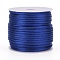 Nylon Cord, Satin Rattail Cord, for Beading Jewelry Making, Chinese Knotting, Blue, 1.5mm, about 16.4 yards(15m)/roll