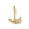 Rack Plating Brass Micro Pave Cubic Zirconia Pendants, Long-Lasting Plated, Lead Free & Cadmium Free, Tool Charms, Real 18K Gold Plated, Hammer, 18x13.5x4mm, Hole: 4.5x2mm