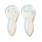 Opalite Pendants, Goddess Charms, 43~43.5x18.5~19x7~8.5mm, Hole: 11.5x1.5mm