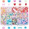 Handmade Polymer Clay Nail Art Decoration, Fashion Nail Care, Mixed Shapes, Mixed Color, about 149g/set