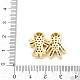 Латунные микро проложить кубического циркония бусы KK-H203-05G-3