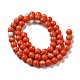 Синтетические имперские нитки из бисера яшмы G-I199-35-6mm-D-3