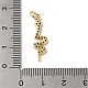 Латунные микро проложить кубического циркония подвески KK-R162-034D-G-3