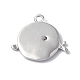 Латунные микро проложить кубического циркония подвески KK-F846-02B-P-2