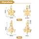Подвески из сплава 32шт 2 стиля FIND-BC0002-13-2