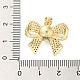 Латунные микропаве прозрачные подвески с фианитом FIND-Z041-04G-3