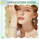30 шт. Латунные бусины KK-BC0012-62-6