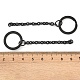 Ионное покрытие (ip) 304 нержавеющая сталь разъемные застежки для ключей X1-STAS-L226-009A-B-3