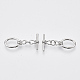Латуни Переключить застежками KK-T051-16P-NF-2