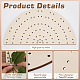 2 шт. деревянные доски для венков DIY-FG0006-77B-4