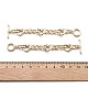 Латуни Переключить застежками KK-G523-02G-3