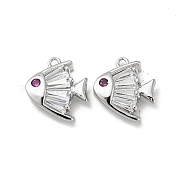Латунные микро проложить кубического циркония подвески KK-H460-33P