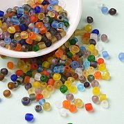 Стеклянный бисер матового цвета SEED-A030-02A