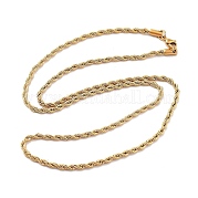 Латунь цепи ожерелья KK-B082-26G