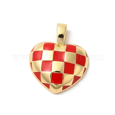 Подвески из латуни с эмалью в стойку KK-Z056-41G-03-1