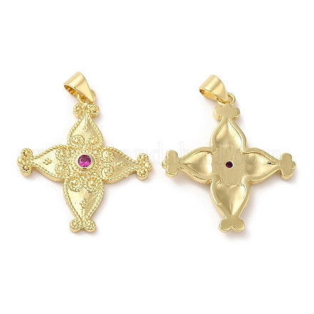 Латунные микро проложить кубического циркония подвески KK-M246-43G-1