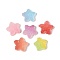 Imitation Candy Food Style Resin Cabochons, Star, Gradient Color, Mixed Color, 11x11.5x4.5mm