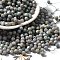 Baking Paint Glass Seed Beads, Bicone, Light Blue, 4.5x4mm, Hole: 1.1mm, about 6428pcs/pound