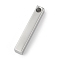 Tarnish Resistant 304 Stainless Steel Pendants, Rectangle/Bar, Stainless Steel Color, 30x5x5mm, Hole: 3mm