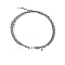 Men's Constellation Stainless Steel Necklace, Cable & Curb Chains Double Layer Necklace, Sagittarius, 20.08~31.50 inch(51~80cm)