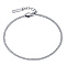 Non-Tarnish Stainless Steel Twisted Chain Bracelets for Men, Stainless Steel Color