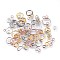 Brass & Stainless Steel Open Jump Rings, Mixed Style, Mixed Color, 4~12x1~2mm, Inner Diameter: 2~9.5mm