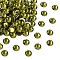 Preciosa® MAXIMA Crystal No Hotfix Flatback Stones, Czech Crystal, Dura Foiling, Round(438 11 615 Chaton Rose), 50230 Olivine, SS12(3~3.2mm)
