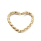 304 Stainless Steel Quick Link Connectors, Twisted Open Linking Rings, Heart, 12x14x1.4mm, Inner Diameter: 8x12mm