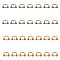 CHGCRAFT 28Pcs 2 Colors Alloy D-Ring Suspension Clasps with Screw for Bag Buckle Accessories Making, Platinum Light Gold