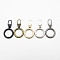 Alloy Zipper Head, Zipper Sliders, Zipper Replacement, for Clothing Jackets Purses Luggage Backpacks, Ring, 20x35mm, 5pcs/set