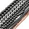 Non-magnetic Hematite Beads Starnds, Round/Square, Mixed Shapes, Mixed Color, 3~12x1~10mm, Hole: 1~1.4mm, about 34~120pcs/strand, 15.35''~16.54''(39~42cm)