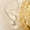 Non-Tarnish Stainless Steel Pendant Necklace for Women, Dolphin, Stainless Steel Color, 17.72 inch(45cm)