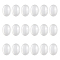 18Pcs Opalite Cabochons, Oval, 25x18x6~7mm