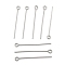Tarnish Resistant 304 Stainless Steel Eye Pin, Stainless Steel Color, 30mm, Hole: 2mm, Pin: 0.7mm