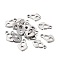 Non-Tarnish 201 Stainless Steel Charms, Hollow, Laser Cut, Heart Lock, Stainless Steel Color, 10x6.5x0.8mm, Hole: 1.2mm
