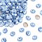 Preciosa® MAXIMA Crystal Round Stones, Czech Crystal, Bicone(436 11 177 Rivoli), Dura Foiling, 30020 Light Sapphire, SS29(6.15~6.35mm)